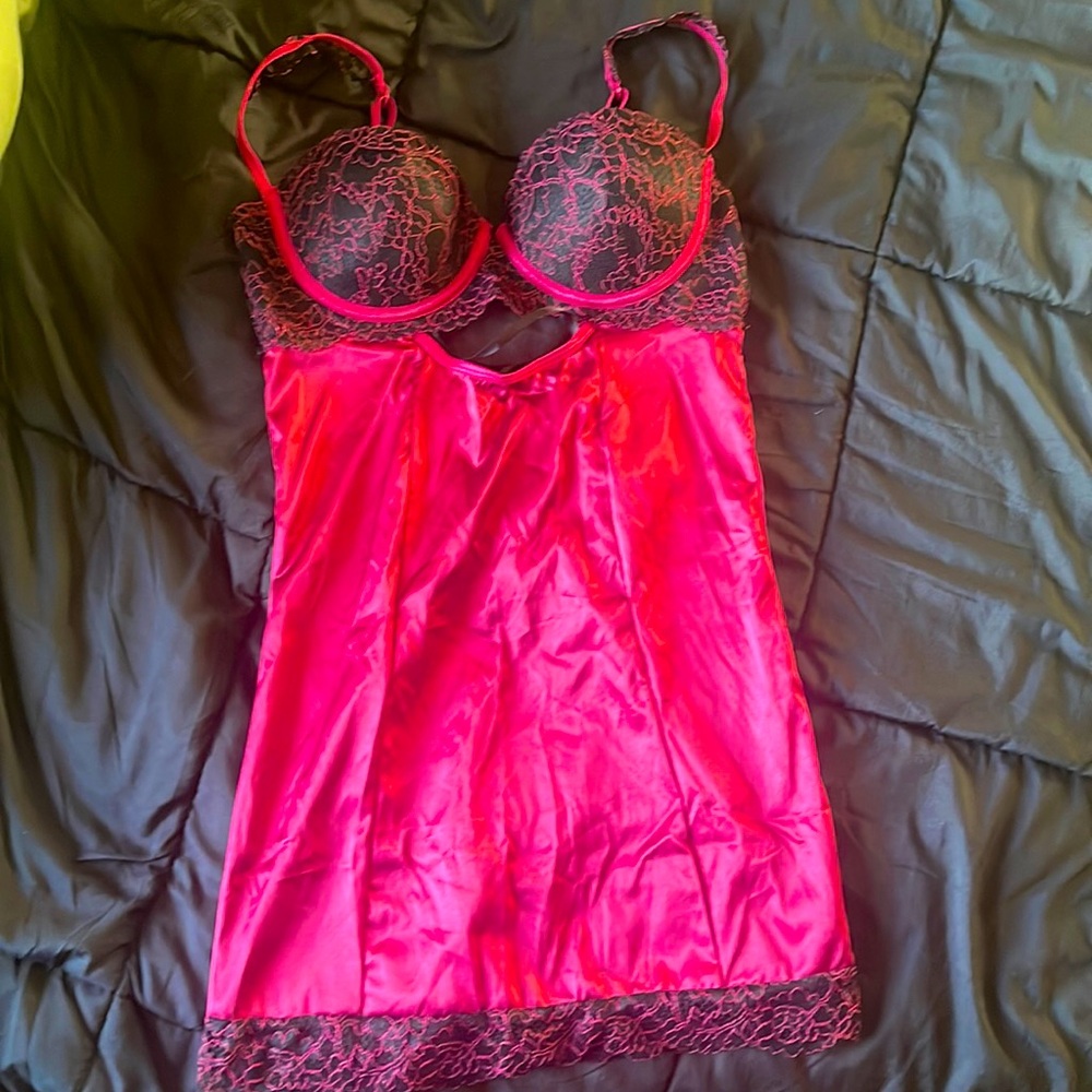 Cute satin slip.